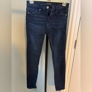 Banana republic dark wash skinny denim